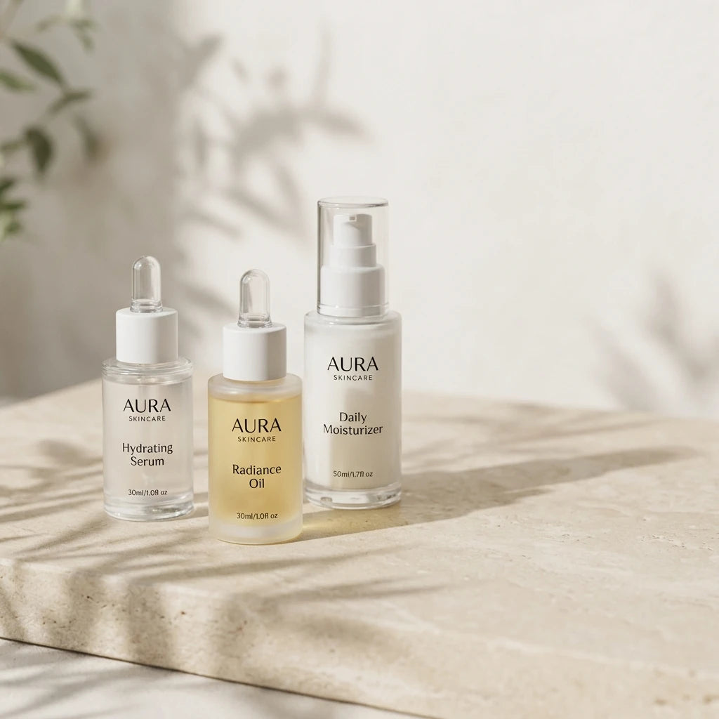 Fresh Minimalist Skincare Banner